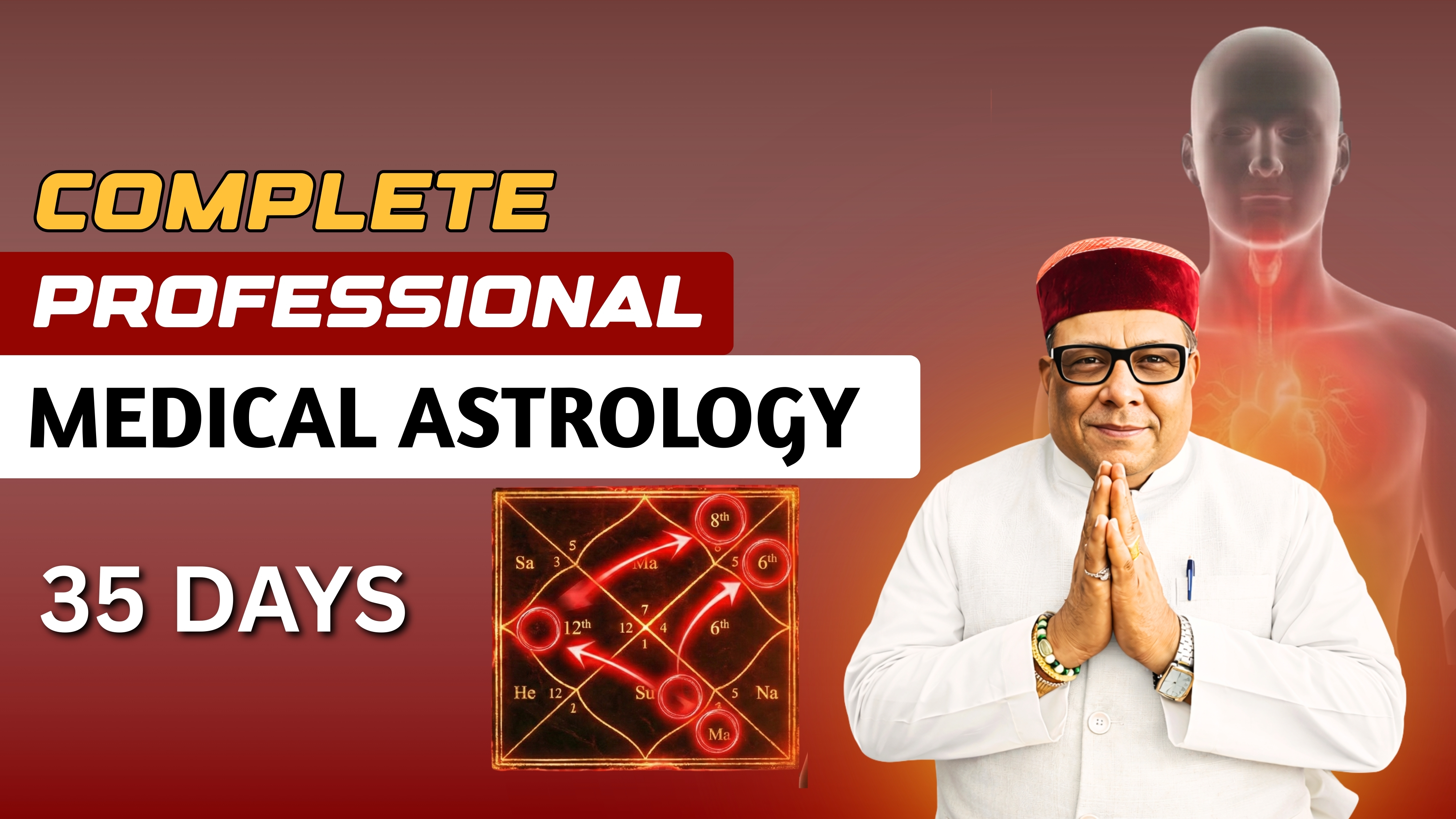 Medical Astrology Professional course thumbnail